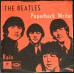 BEATLES Paperback Writer / Rain (Parlophone R 5452) Denmark 1966 PS 45 (Pop Rock, Psychedelic Rock)